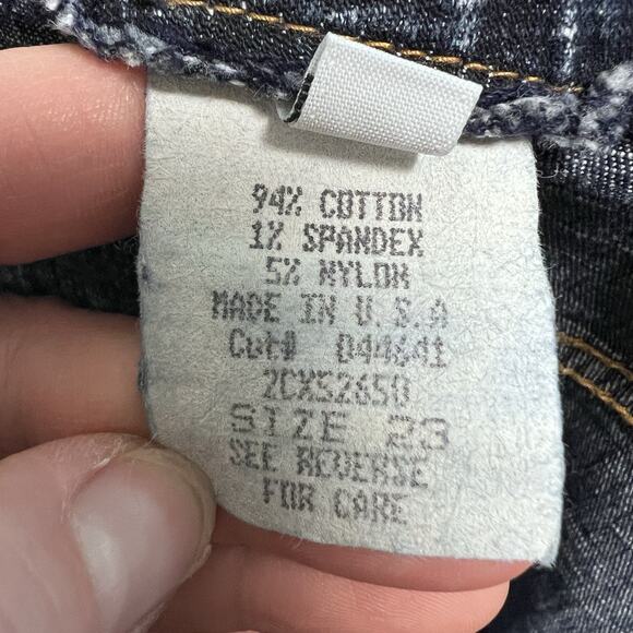 VTG 90s Y2K Paris Blues Denim Maxi Skirt Plus Size 23 3X Blue Stretch Hippie - Picture 9 of 11